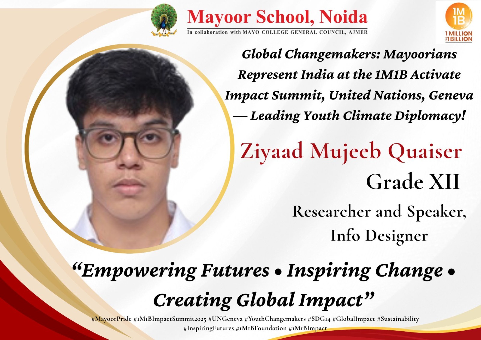 A Moment of Great Pride for Mayoor School, Noida!